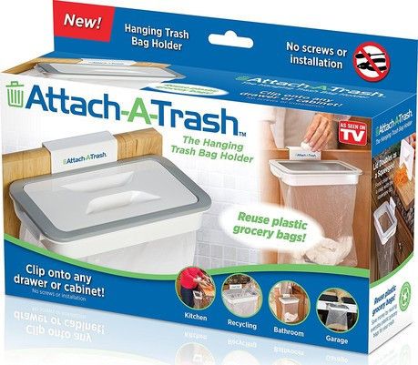 Мусорное ведро Attach-A-Trash | навесной держатель мешка для мусора