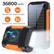Повербанк PowerMe 36800 mAh EnergyXtreme с солнечной батареей и беспроводной зарядкой