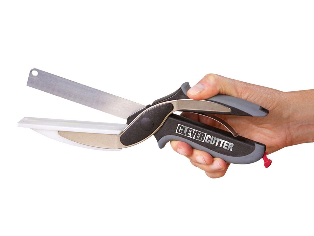 Универсальные кухонные ножницы Clever cutter / нож-ножницы 3 в 1 / умные ножницы