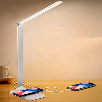 Настольная LED лампа SmartLife Wireless с беспроводной зарядкой