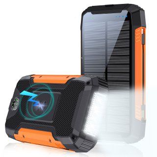Повербанк PowerMe 36800 mAh EnergyXtreme з сонячною батареєю і безпровідною зарядкою