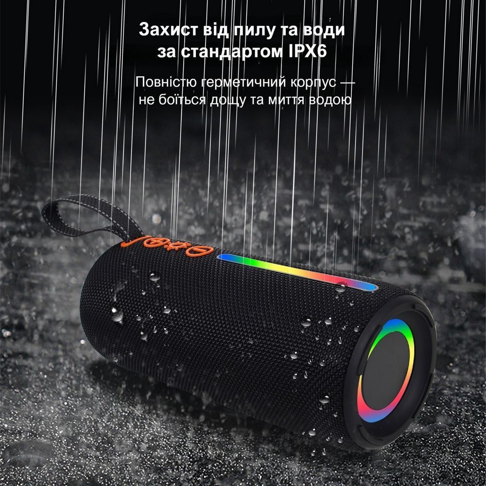 Портативная Bluetooth колонка PowerMe SoundStorm Pro 6 Red