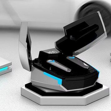 Наушники игровые беспроводные PowerMe Lambo Series Silver