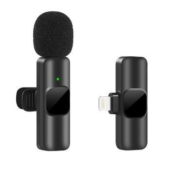 Петличный беспроводной микрофон PowerMe Wireless Mic Lightning (PWM-09185-iOS)