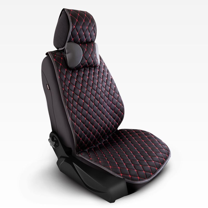 Накидки для сидінь SWAGEN AirTex Чорні з Червоним